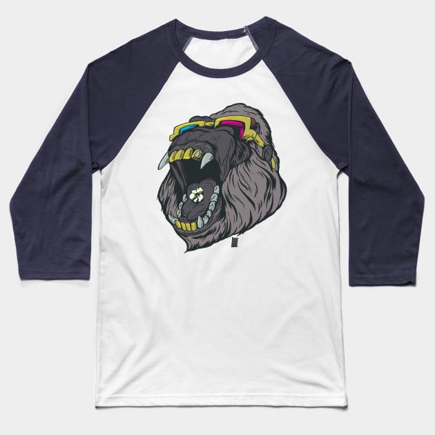 Park Ape Baseball T-Shirt by Thomcat23